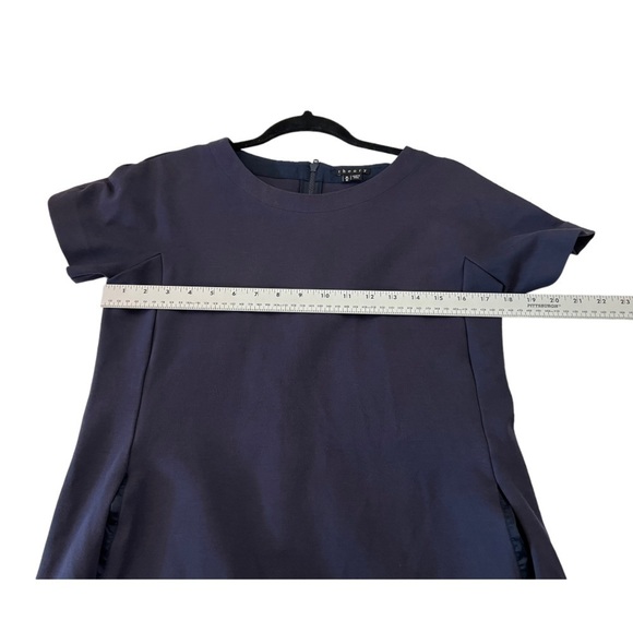 Theory Womens Mishea Dress Cap Sleeve Stretch M - Picture 8 of 9